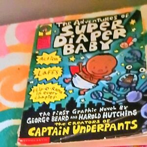 Scholastic's Super Diaper Baby Series - Vibrant Yellow Cover